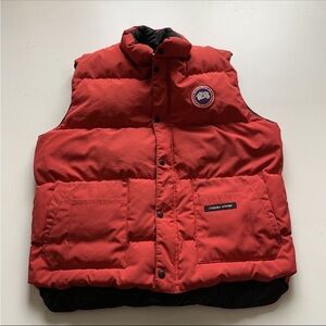 Canada Goose Red Puffer Vest